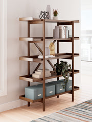 Leasing Furniture - Ashley Furniture - Lyncott Bookcase - Bookcase / Brown - H615-70