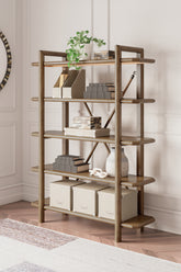 Leasing Furniture - Ashley Furniture - Roanhowe Bookcase - Bookcase / Brown - H769-70