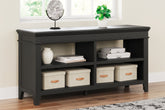 Leasing Furniture - Ashley Furniture - Beckincreek Credenza - Credenza / Black - H778-46