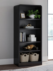 Leasing Furniture - Ashley Furniture - Rowanbeck Bookcase - Large Bookcase / Black - H821-17