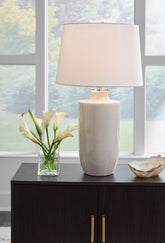 Leasing Furniture - Ashley Furniture - Cylener Lighting - Table Lamp (Set of 2) / Off White - L100794X2
