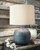 Leasing Furniture - Ashley Furniture - Malthace Lighting - Table Lamp (Set of 2) / Patina - L207304X2