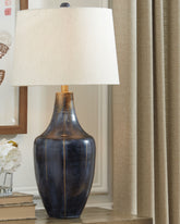 Leasing Furniture - Ashley Furniture - Evania Lighting - Table Lamp (Set of 2) / Indigo - L207344X2