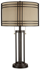 Leasing Furniture - Ashley Furniture - Hanswell Lighting - Table Lamp (Set of 2) / Dark Brown - L208294X2