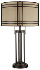 Leasing Furniture - Ashley Furniture - Hanswell Lighting - Table Lamp (Set of 2) / Dark Brown - L208294X2