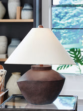 Leasing Furniture - Ashley Furniture - Honsworth Lighting - Poly Table Lamp (1/CN) / Antique Brown - L235994