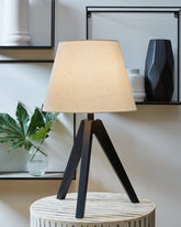 Leasing Furniture - Ashley Furniture - Laifland Lighting - Wood Table Lamp (Set of 2) / Black - L329074