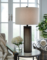 Leasing Furniture - Ashley Furniture - Dingerly Lighting - Table Lamp (Set of 2) / Brown - L430824X2