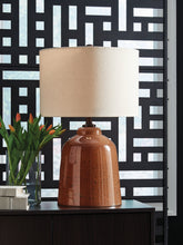 Leasing Furniture - Ashley Furniture - Aaleahya Lighting - Glass Table Lamp (1/CN) / Rust - L430904