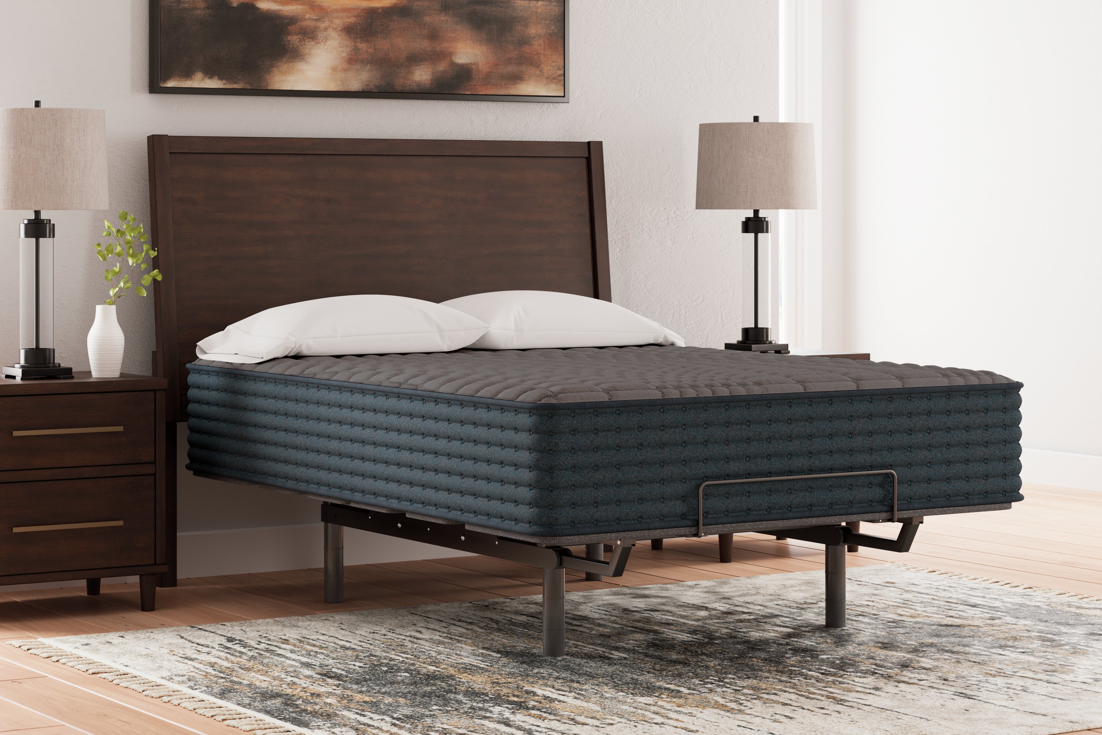 Leasing Furniture - Ashley Furniture - Gray 1200 Hybrid Mattresses - King / Gray - M43841