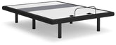 Leasing Furniture - Ashley Furniture - Best Base with Lumbar and Audio Queen Adjustable Base - Queen Adjustable Base / Charcoal Gray - M5X532