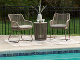 Leasing Furniture - Ashley Furniture - Majors Beach Outdoor - Chairs w/CUSH/Table Set (3/CN) - PCP321-050