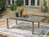 Leasing Furniture - Ashley Furniture - Beach Front Outdoor - RECT Dining Room EXT Table / Beige - P323-635