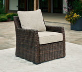 Leasing Furniture - Ashley Furniture - Brook Ranch Outdoor - RECT Multi-Use Table / Brown - P465-625