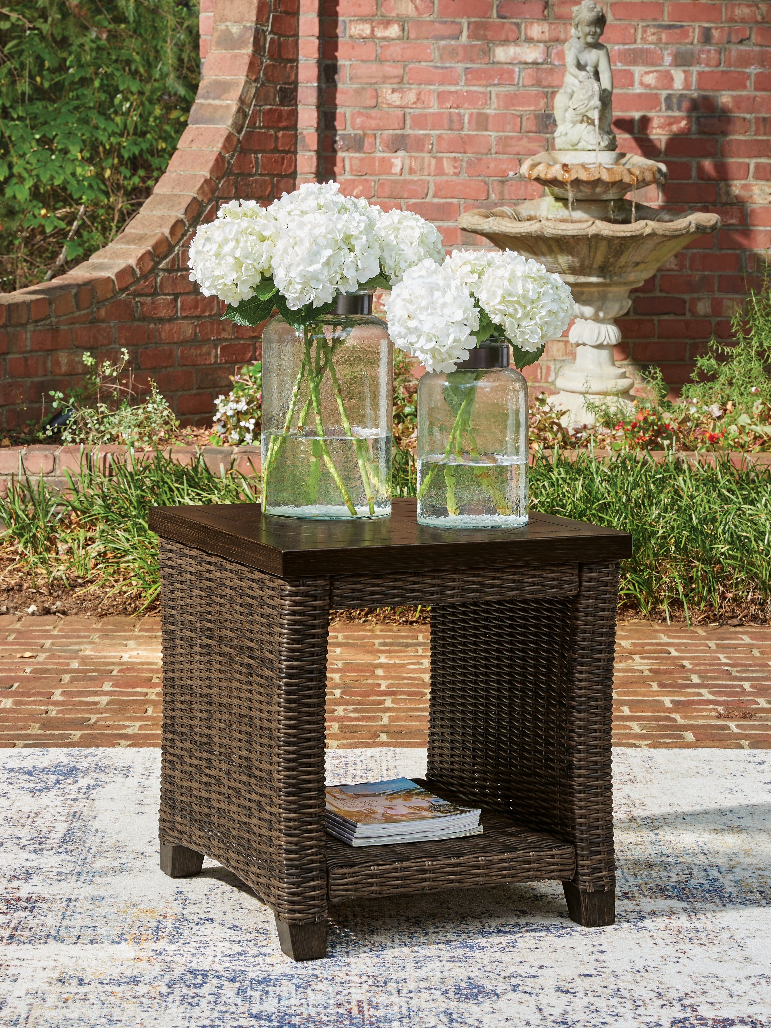 Leasing Furniture - Ashley Furniture - Monterey Point Outdoor - Square End Table - PCP760-702