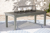 Leasing Furniture - Ashley Furniture - Visola Outdoor - Chaise Lounge with Cushion / Gray - P802-815
