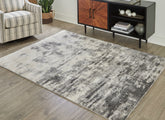 Leasing Furniture - Ashley Furniture - Gerdie Rug - 7'10" x 10' Rug / Cream/Gray - R404991