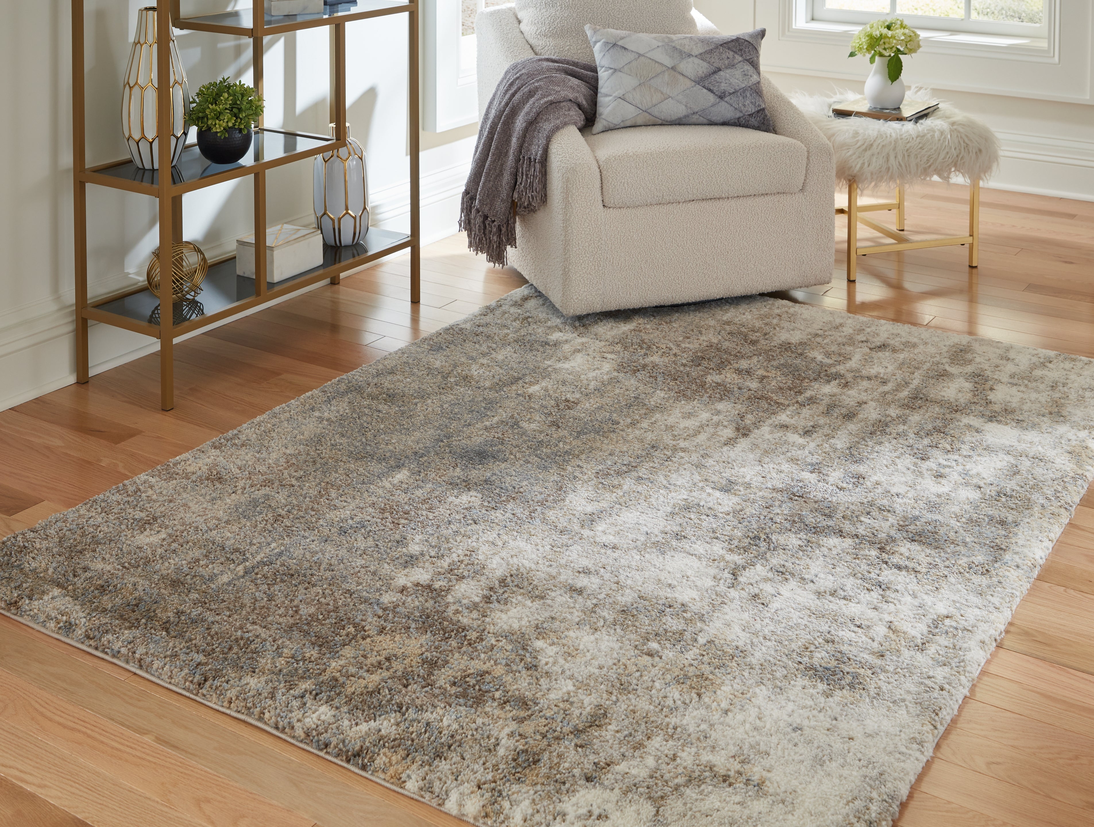 Leasing Furniture - Ashley Furniture - Pearidge Rug - 5'3" x 7' Rug / Multi - R405352