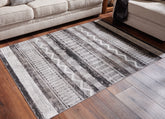 Leasing Furniture - Ashley Furniture - Henchester Rug - 5' x 7' Washable Rug / Multi - R405992