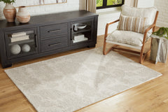 Leasing Furniture - Ashley Furniture - Chadess Rug - 5' x 7' Rug / Linen/Taupe - R406362