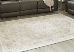 Leasing Furniture - Ashley Furniture - Gatwell Rug - 8' x 10' Rug / Ivory/Gray/Tan - R406511
