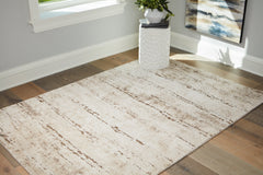 Leasing Furniture - Ashley Furniture - Kasney Rug - 8' x 10' Rug / Cream/Brown - R406851