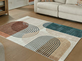 Leasing Furniture - Ashley Furniture - Farrendale Rug - Washable 8' x 10' Area Rug / Multi - R407381