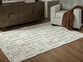 Leasing Furniture - Ashley Furniture - Empriss Rug - 7'8" x 10' Area Rug / Ivory - R407621