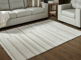 Leasing Furniture - Ashley Furniture - Gadence Rug - 5' x 7' Area Rug / Ivory/Tan - R407642