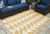 Leasing Furniture - Ashley Furniture - Thomley Rug - 5' x 7' Rug / Ivory/Yellow - R900062