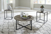 Leasing Furniture - Ashley Furniture - Wadeworth Table (Set of 3) - Occasional Table Set (3/CN) / Two-tone - T103-213