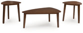 Leasing Furniture - Ashley Furniture - Lyncott Table (Set of 3) - Occasional Table Set (3/CN) / Brown - T135-13