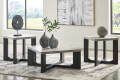 Leasing Furniture - Ashley Furniture - Sharstorm Table (Set of 3) - Occasional Table Set (3/CN) / Two-tone Gray - T251-13