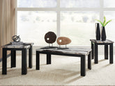 Leasing Furniture - Ashley Furniture - Jazmore Table (Set of 3) - Occasional Table Set (3/CN) / Dark Brown - T255-13