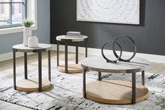 Leasing Furniture - Ashley Furniture - Darthurst Table (Set of 3) - Occasional Table Set (3/CN) / Light Brown - T383-13