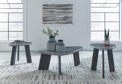 Leasing Furniture - Ashley Furniture - Bluebond Table (Set of 3) - Occasional Table Set (3/CN) / Gray - T390-13