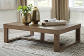 Leasing Furniture - Ashley Furniture - Cariton Coffee Table - Rectangular Cocktail Table / Gray - T471-1