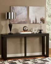 Leasing Furniture - Ashley Furniture - Watson Sofa/Console Table - Sofa Table / Dark Brown - T481-4