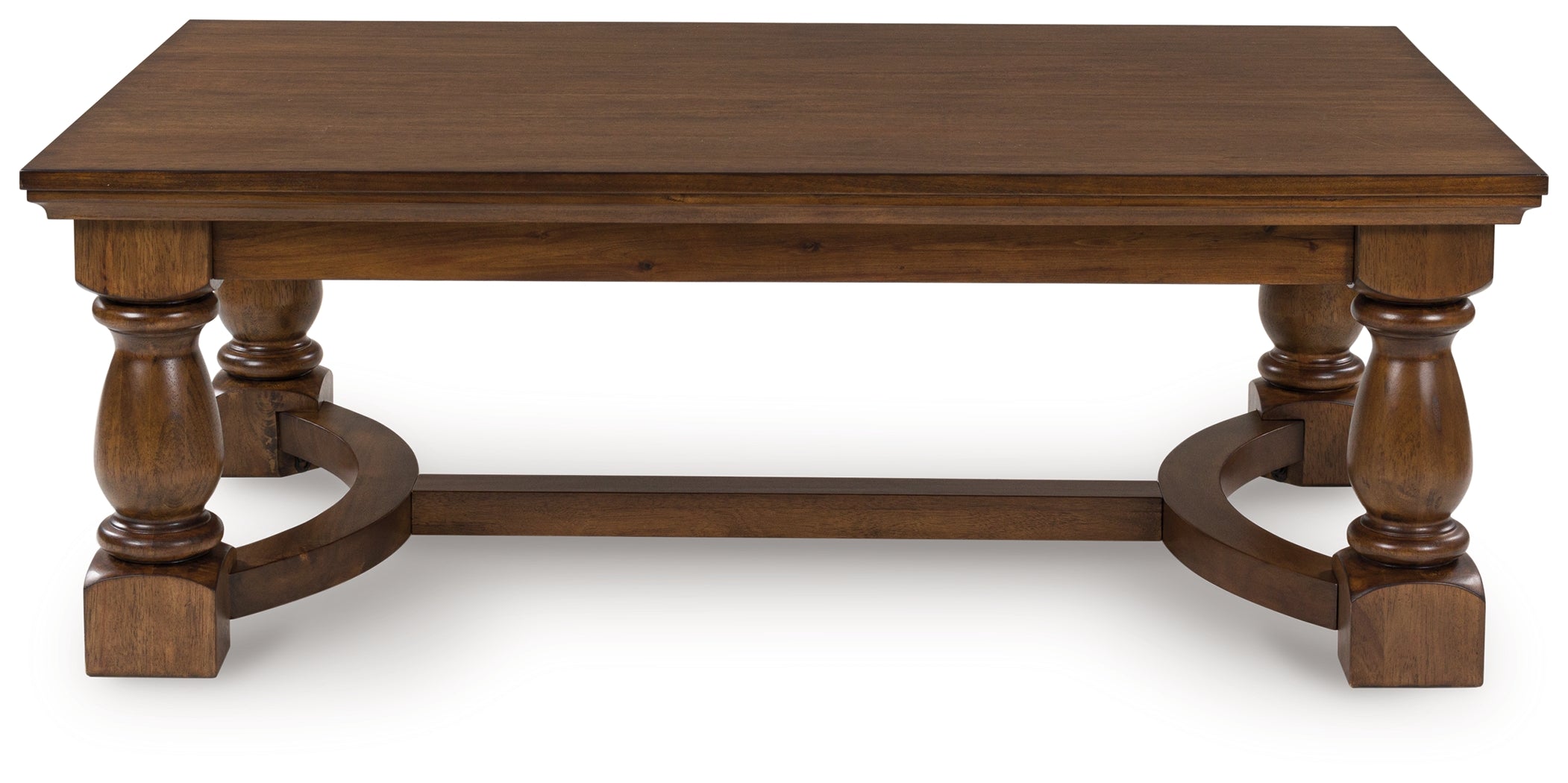 Leasing Furniture - Ashley Furniture - Sturlayne Coffee Table - Rectangular Cocktail Table / Brown - T609-1