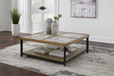 Leasing Furniture - Ashley Furniture - Montia Coffee Table - Square Cocktail Table / Multi - T632-8