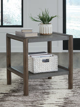 Leasing Furniture - Ashley Furniture - Kallenny End Table - Rectangular End Table / Brown/Gray - T669-3