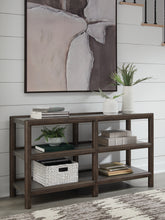 Leasing Furniture - Ashley Furniture - Kallenny Sofa Table - Sofa Table / Brown/Gray - T669-4