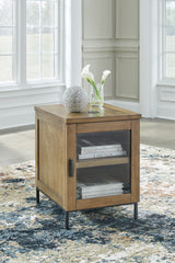 Leasing Furniture - Ashley Furniture - Torlanta Chairside End Table - Chair Side End Table / Brown - T686-7