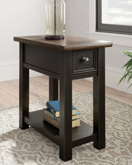 Leasing Furniture - Ashley Furniture - Tyler Creek Chairside End Table - Chair Side End Table / Grayish Brown/Black - T736-107