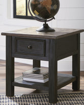 Leasing Furniture - Ashley Furniture - Tyler Creek End Table - Rectangular End Table / Grayish Brown/Black - T736-3