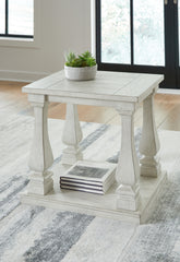 Leasing Furniture - Ashley Furniture - Arlendyne End Table - Rectangular End Table / Antique White - T747-3