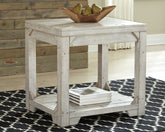 Leasing Furniture - Ashley Furniture - Fregine End Table - Rectangular End Table / Whitewash - T755-3