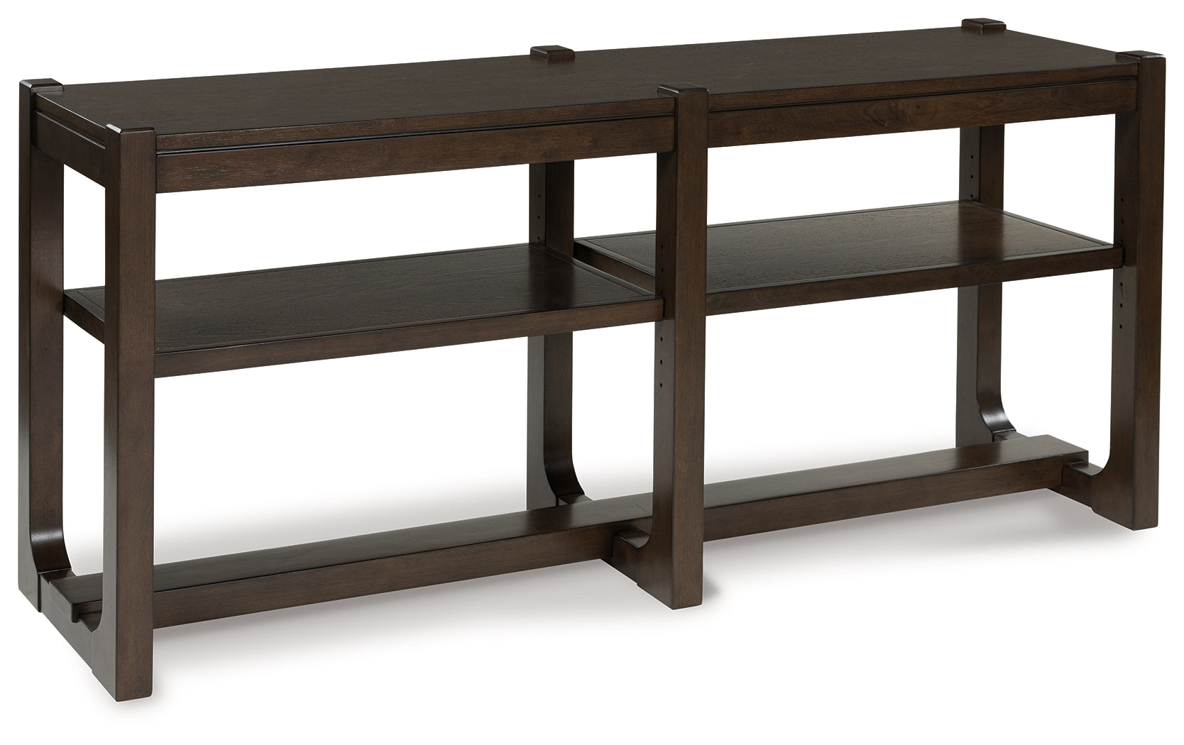 Leasing Furniture - Ashley Furniture - Breckington Sofa Table - Sofa Table / Dark Brown - T856-4