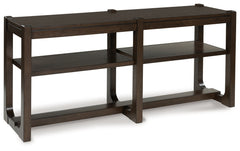 Leasing Furniture - Ashley Furniture - Breckington Sofa Table - Sofa Table / Dark Brown - T856-4