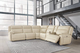 Leasing Furniture - Ashley Furniture - Double Deal Sectional - 4-Piece Reclining Sectional / Almond - U13001S6